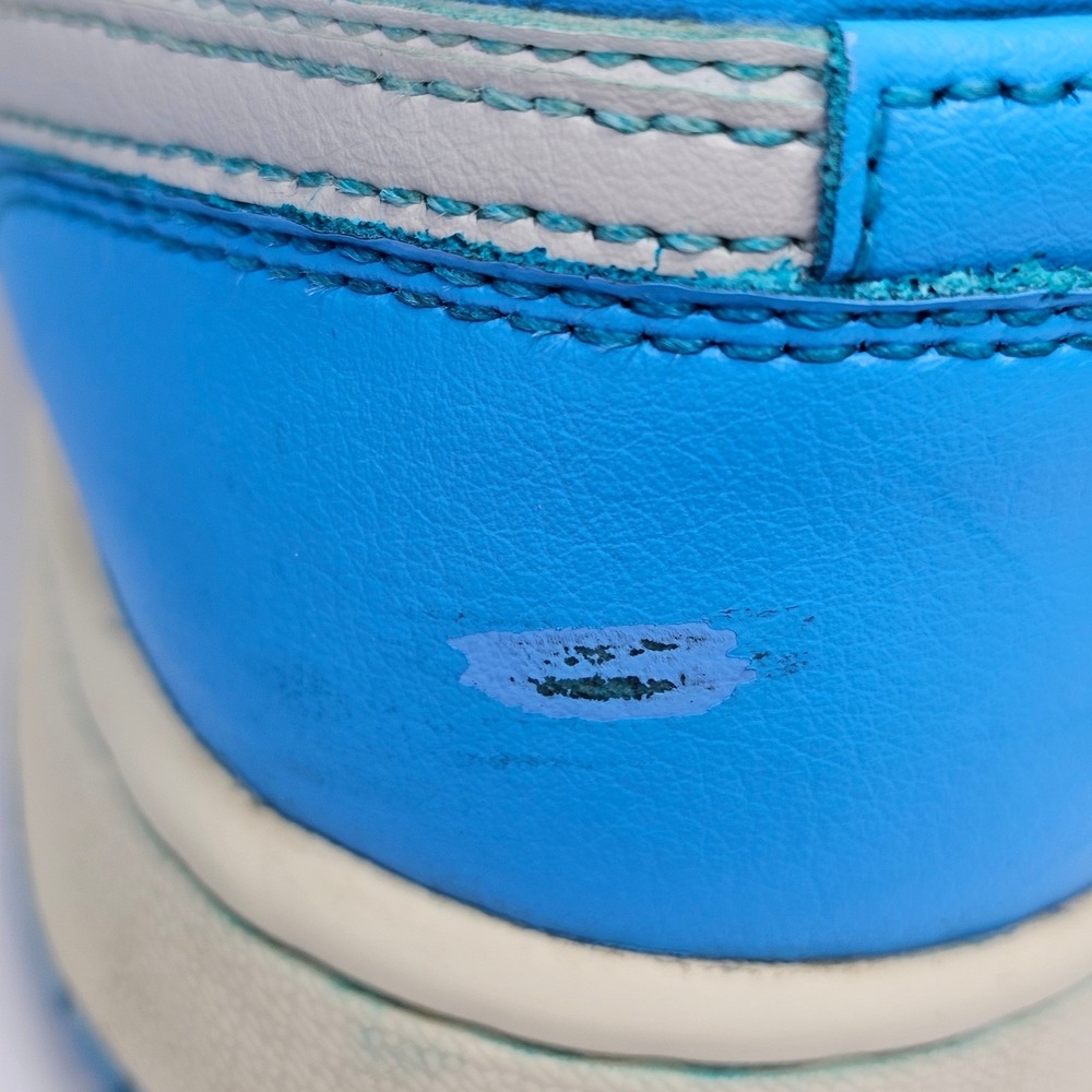 Jordan Air Jordan 1 Mid Women Size 9.5 Blue White Sneakers BQ6472-400 Basketball - Picture 7 of 14